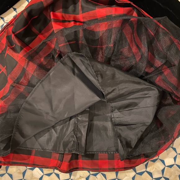 Jayne Copland Long Sleeve Black and Plaid Bowed Dress size 2T - Picture 4 of 7